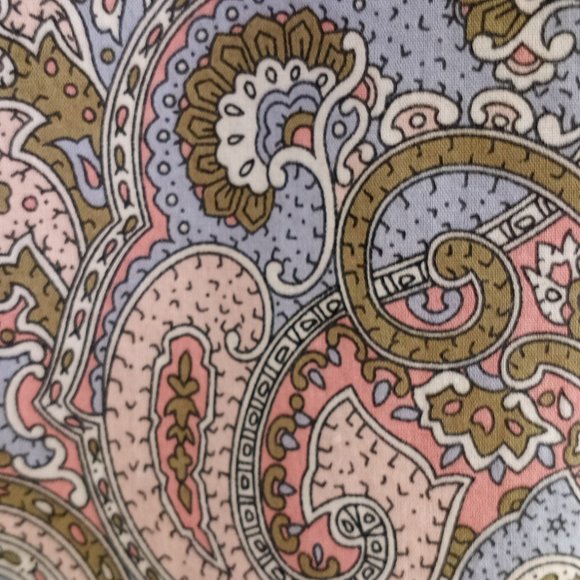 'TALBOTS PETITES' Roll tab Shirt Size LP Paisley EUC - Picture 5 of 9